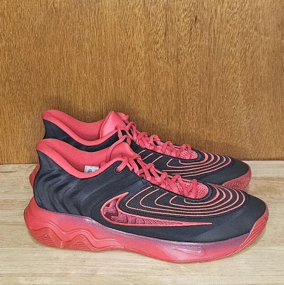 Nike Giannis Immortality 4/Men's Basketball Shoes/ black end red/FQ3680-004 - Picture 2 of 12